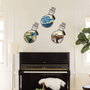 Wallity Art Potion Set de 3 piezas de arte de pared de metal